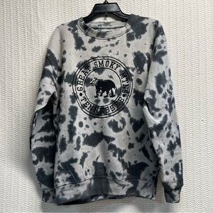 great smoky mountains gatlinburg tie dye sweatshirt size medium